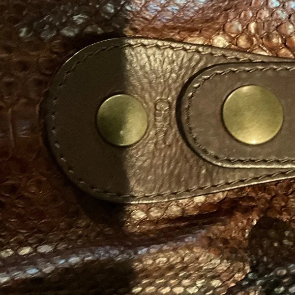 Brown Chloe Python bag - Picture 7 of 9